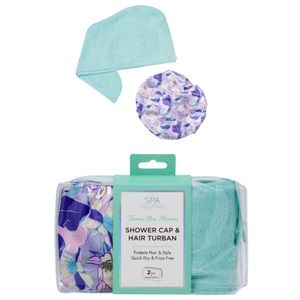 Spa Solutions Shower Cap & Hair Turban